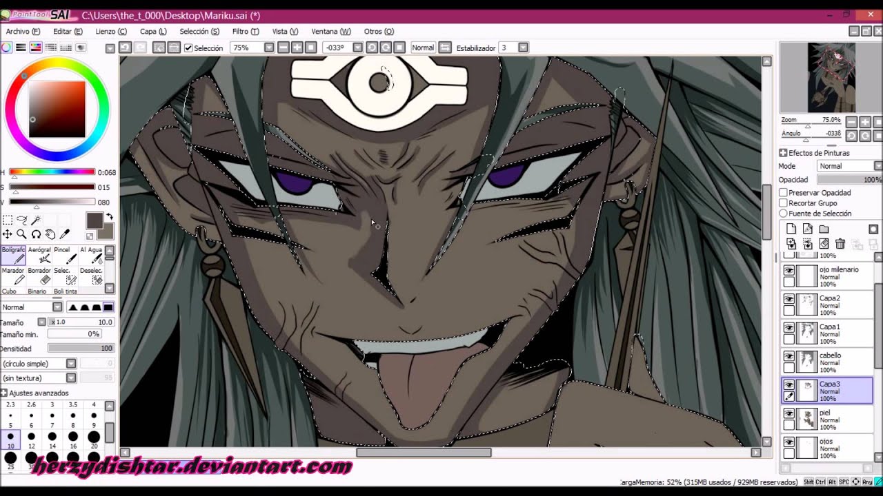 Speedpaint - Drawing Yami Marik - YouTube