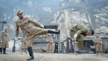 Japanese officer bullied prisoners, but meet a kung fu master!