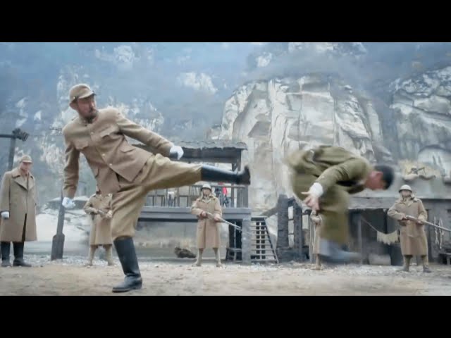 Japanese officer bullied prisoners, but meet a kung fu master! class=