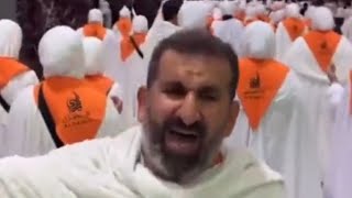 فيديو  القبض على أحد الحجاج البحرينيين??المدعو (جميل الباقري) إثر قيامه برفع شعارات طائفية مسيئة 