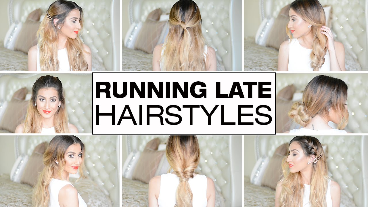 20 Ridiculously Easy Running Late Hairstyles Running Late Hairstyles Running Hairstyles Latest Hairstyles