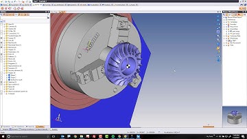 Machine a blower wheel with TopSolid - Step 7 Modify and repeat your tool path