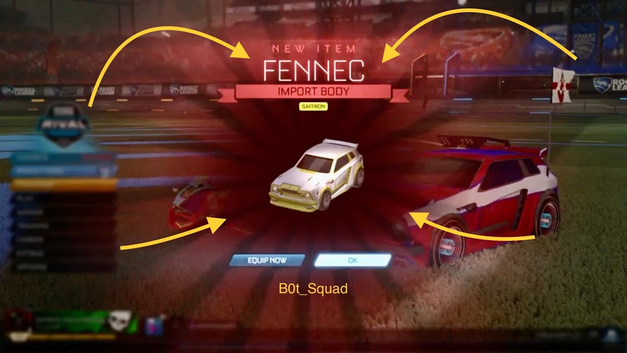 how to get fennec car rocket league