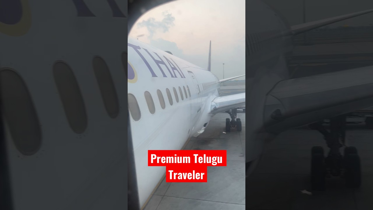 Thai Airways flight From Hyderabad to Bangkok #youtubeshorts #shorts #trending #viral #bangkok