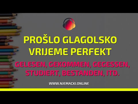 Nauči da kažeš nešto što se desilo u prošlosti - Prošlo glagolsko vrijeme perfekt (A1, A2) - 2019