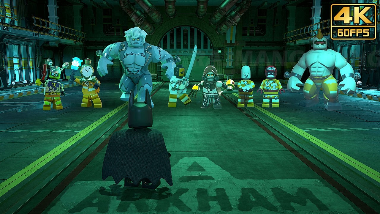 LEGO Batman: Legacy of the Dark Knight - Arkham Asylum Gameplay @ 4K 60ᶠᵖˢ ✔