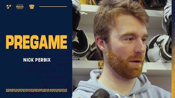 Nick Perbix Pregame: Nov. 24, 2025