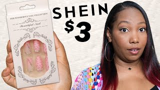 I Wore $3 Press On Nails for a Week - SHEIN
