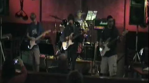 Mason Knaub plays drums with "School of Roger" Liv...