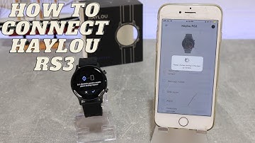 How to connect Haylou RS3 with Haylou Fun IOS App
