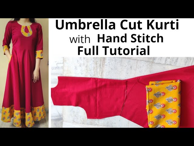 Indian Women's Cotton Umbrella Dress Long Kurti Wedding Wear Casual Tunic  Frock | eBay