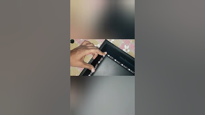 How to Install RGB Led Light Strip Behind TV #shorts #india