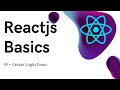 59 ReactJS basics - create Login Form