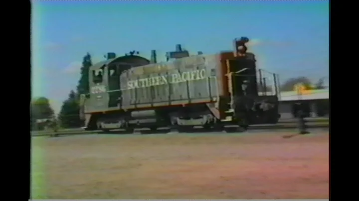 120. SOUTHERN PACIFIC SP 2286 KICKING cars at Euge...