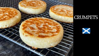 Traditional Homemade British savoury crumpet recipe | Breakfast Crumpets