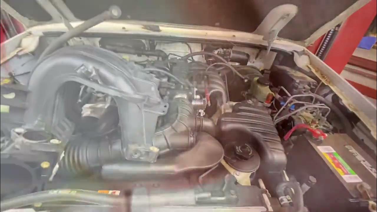 2001 FORD RANGER CODE P0171 too lean / EVAP LEAK INTAKE MANIFOLD DIY