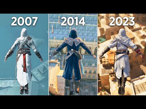 : Jumping From the Highest Points in Assassin's Creed Games (2007-2023) | Leap of Faith Evolution