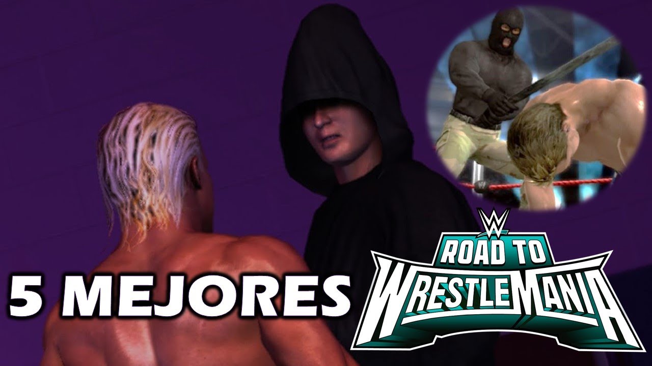 5 Mejores Road to WrestleMania en Videojuegos de WWE