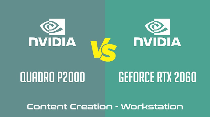 So sánh rtx 2060 vs p2000 năm 2024