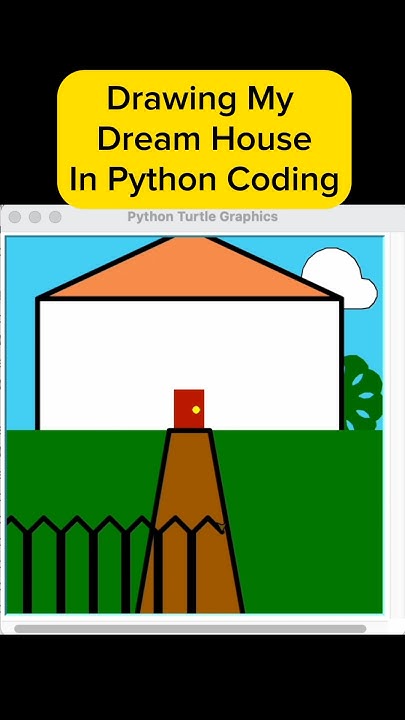 What Is Your Dream House like? Draw it in Python #olevel #computing # ...