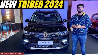Triber 2024 New Model - Black colour, New Variants, Features & More | Walkaround with Price