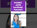 Power Apps Makers! Master the CONFIRM Function FAST!