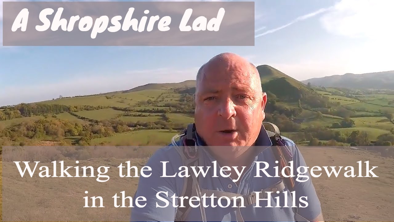 Walking the Lawley Ridge in the Stretton Hills near Church Stretton