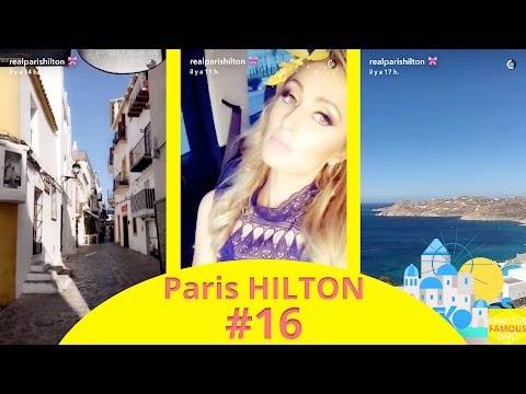 Paris Hilton in Mykonos and Ibiza - snapchat - august 18 2016