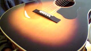 DADGAD On All Solid wood RAJ -122 Recording KIng $599 sounds unreal