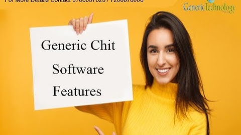 GENERICCHIT CHIT FUND MANAGEMENT SOFTWARE ESSENTIAL MODULES EXPLANATION TAMIL