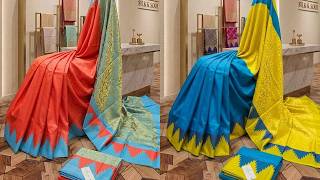 🦚PREMIUM LUXURY SOFT SILKS SAREES 🦚GRAND LOOK ZARI MEENA WORK RICH CONTRAST PALLU🦚 screenshot 5