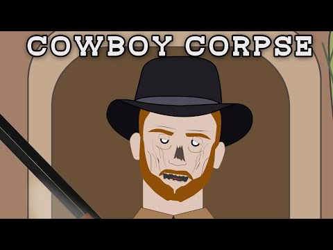 The Dead Gunslinger Corpse used as a Movie Prop thumbnail