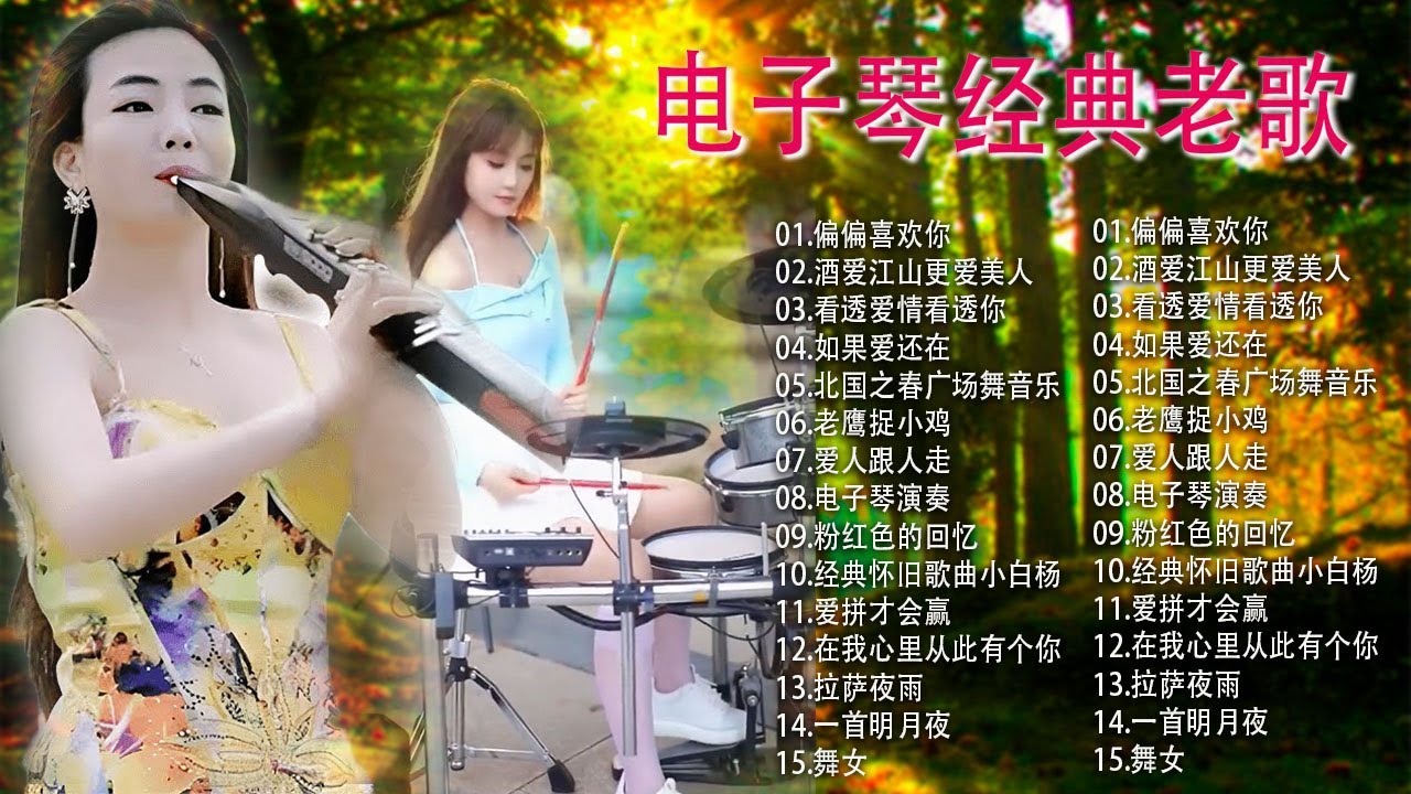 太美了 🎶 電子琴演奏👍电子琴100首好听歌曲【 3D環繞立體聲 】劉清池特殊音樂演奏曲🎶电子琴经典老歌再现经典🎶合集·镭射双电子琴演奏🎶最好聽的電子琴 老歌輕音樂 放鬆解 飛燕大樂隊 & 劉清池 2