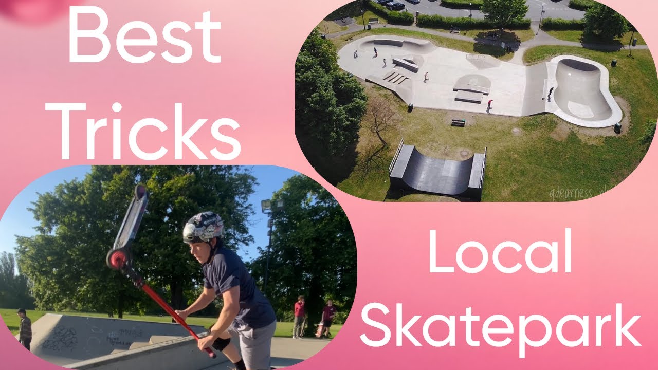 Best Tricks I can at Local Skatepark!  (Best Overhead!)