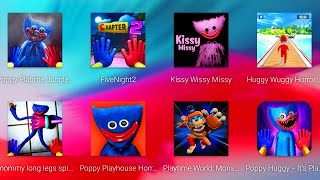 Poppy Playtime Jungle,Five Night 2,Kissy Wissy Missy,Huggy Wuggy Horror,Mommy Long Legs,Playtime MOD screenshot 3