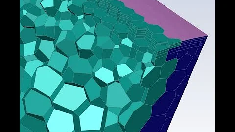 3D Pipe simulation using polyhedral mesh part 1