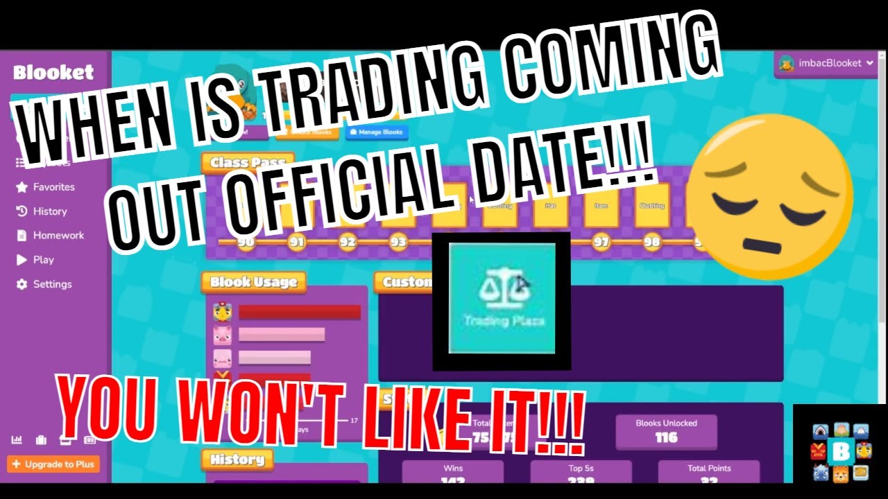 WHEN IS TRADING GONNA COME OUT OFFICIAL DATE!!! BLOOKET 2023 YouTube