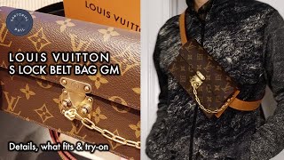 Louis Vuitton Men's S Lock Belt Bag in Monogram Legacy by Virgil