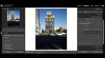 Lens Correction User Interface in Adobe Lightroom Classic