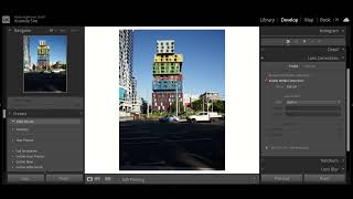 Lens Correction User Interface In Adobe Lightroom Clic