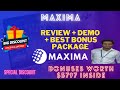 Maxima Review 👉Demo And 🎁Bonuses🎁 Worth 💲5797 For👉 [Maxima Review]👇