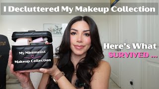 EXTREME Makeup Collection Declutter | Minimalist Makeup Collection
