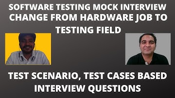 Software Testing Interview | Test Case Interview Questions