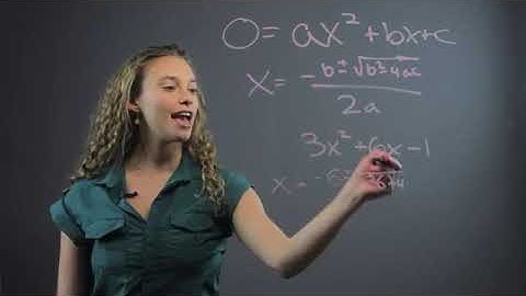 How to Turn Something Into a Quadratic Formula