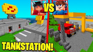 Hvem Kan Bygge Den Flotteste Tankstation I Minecraft!