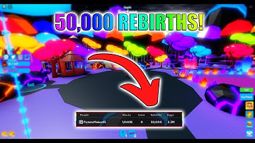 50K Rebirths In Mining Simulator 2(Roblox)