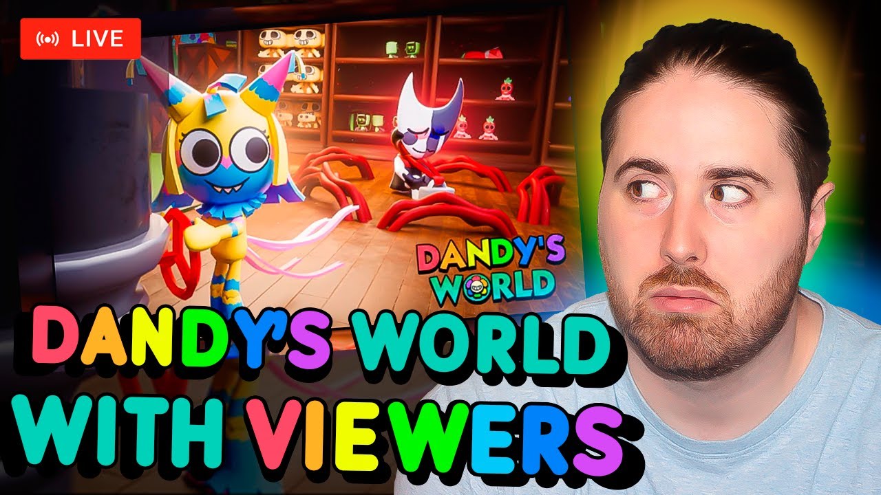 LIVE 🔴 DANDY'S WORLD WITH VIEWERS | Math Tutor Plays Roblox - YouTube