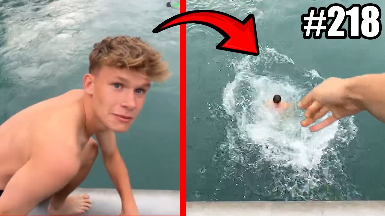 SHODIL LUZROVINU Z MOSTU DO LEDOVÉ VODY!! 💦 | Top klipy #218