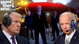 US Presidents Escape An Alien Invasion In GTA 5 screenshot 5