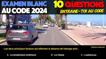 Test du code de la route 2024  - 10 Questions Express à l